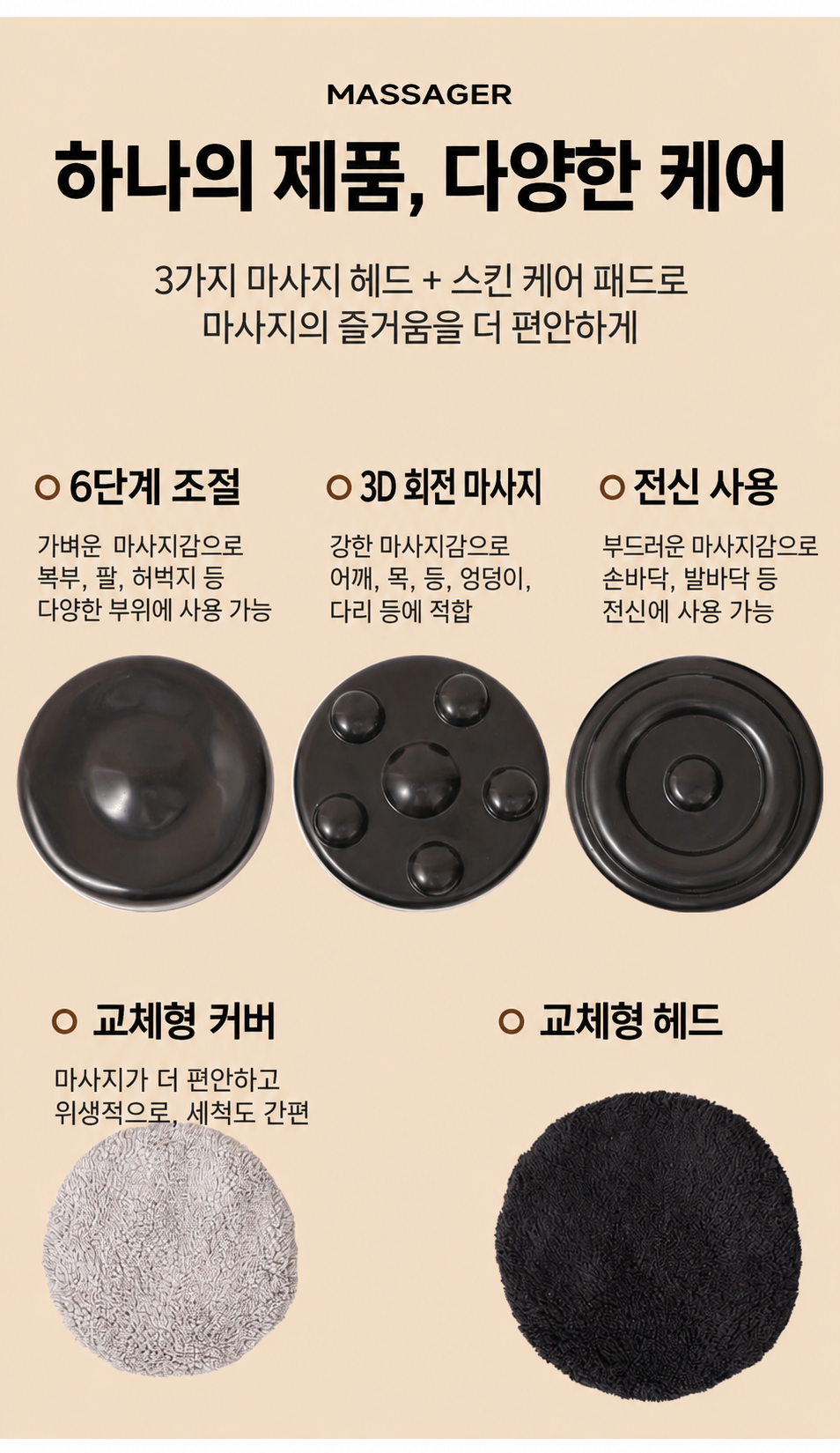 KEEWA 3D 전신 바디 마사지기 상세 이미지 05